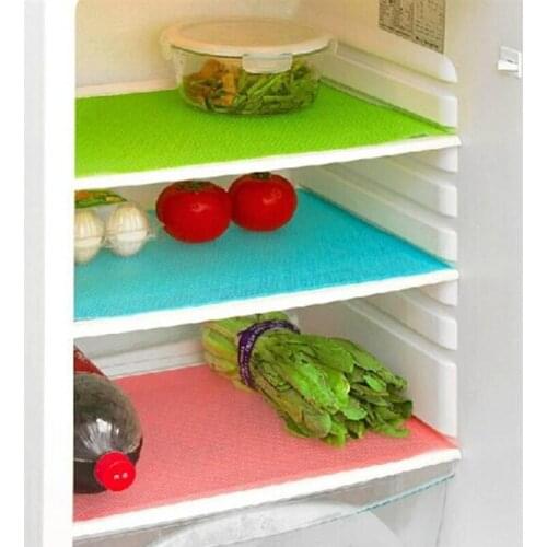 1pc Refrigerator Pad Antifouling Mildew Moisture Tailorable Pad Placemat Non-Slip Refrigerator Mats Fridge Pads Cushion