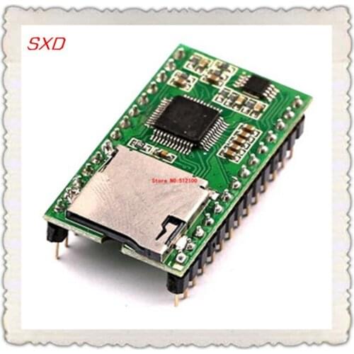10PCS QJ5001M02 new version WT5001M02-28P U-disk player SD card voice module MP3 Sound module