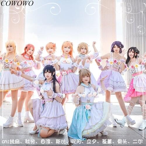 Anime! Lovelive Minami Kotori Awakening Lolita Dress Uniform Cosplay Costume Halloween Party Stage Role Play Outfit Women NEW