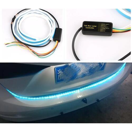 Car Led trunk strip RGB strip Light for Mercedes W203 W211 W204 W210 W124 GLA Lexus IS250 RX300 RX350 RX NX For Cadillac SRX