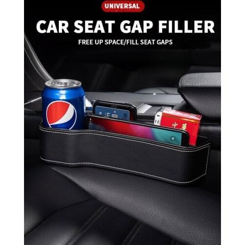 Car Organizer Universal Seat Side Storage box Wallet Case Card phone holder In Car Gap car Split Slot accessories interior