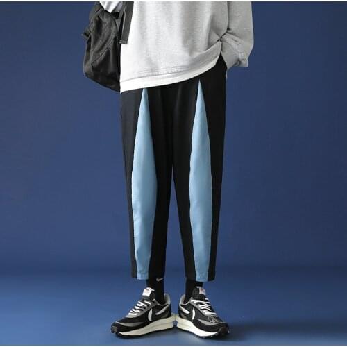 New Mens Woman Loose Harem Pants Hip Hop Fashion Jogger Sweatpants Male 2021 Casual Patchwork Straight Leg Trousers 3XL