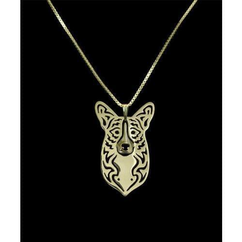 DANGGAO fashion Newest Handmade Cardigan Welsh Corgi Necklace Dog Jewelry Pet Lovers Gift Idea pendant choker charm