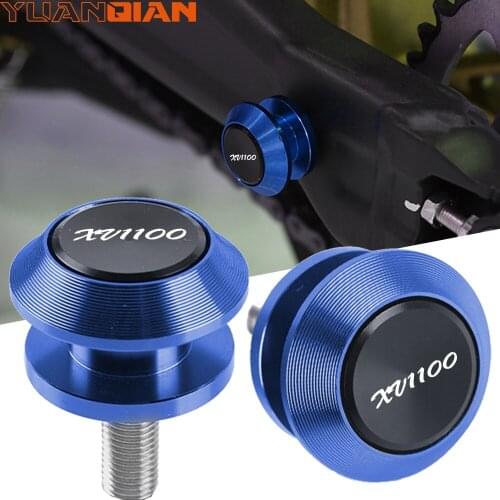 For YAMAHA XV1100 XV 1100 1989-1998 1997 1996 1995 Motorcycle Swingarm Spools Slider 6MM Swingarm Stand Screws Slider Protector
