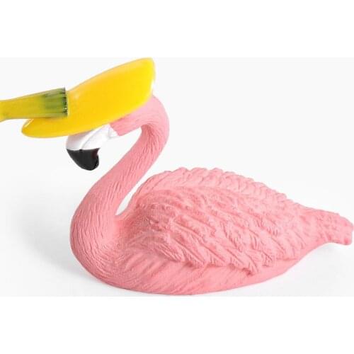 Flamingo Nail Holder Practice Training Display Stand Cute Holder Alloy False Nail Showing Shelf Manicure Tools Nail Art Display