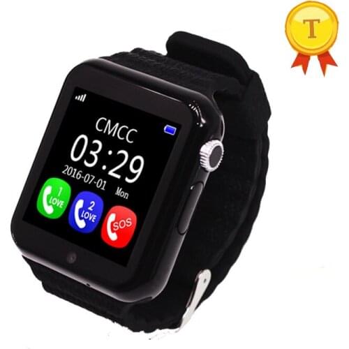 2017 best gift to kids NEW Children Security Anti Lost GPS Tracker smart watch support camera sim card Kids SOS Emergency