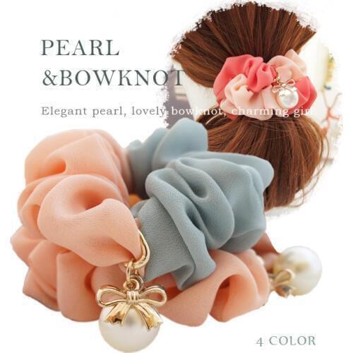 Korea High Quality Handmade Girl Hair Accessories Hair Bands Rubber Band Hair Ring Headbands For Women Christmas gift