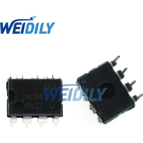 10PCS/Lot AT24C04 24C04 24C04BN DIP-8 IC Chip New