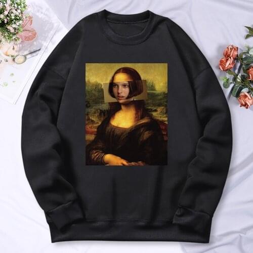Mens Pullover Mona Lisa Men Sweatshirts 2021 Spring Stylish Street Male Tracksuit High Quality Brand Outerwear Hip Hop Costume