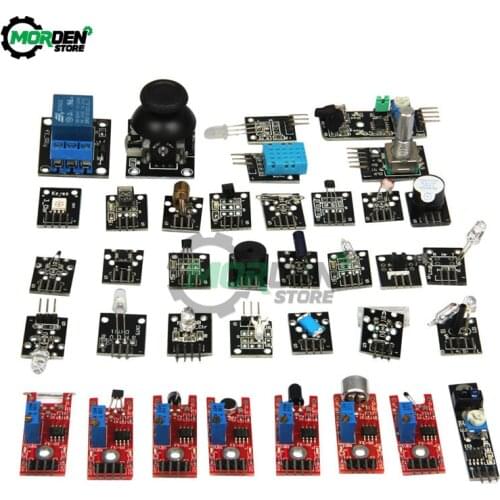 37 In 1 Sensor Kits Beginner Sensor Module Learning Suit Ultimate Sensor Module Kit for Arduino Raspberry Pi Dropship
