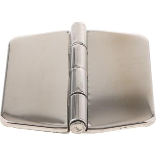 Boat Hinges 316 Stainless Steel Strap Hinges Marine Door Hatch Compartment Hinge with Cover 3.0 x 3.0 inch Marine Hardware