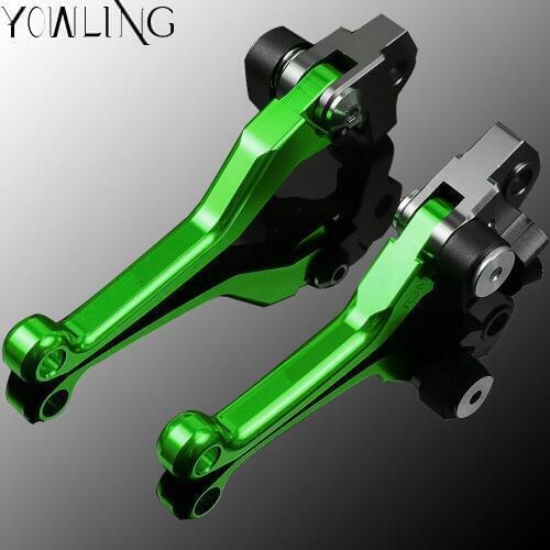 Dirtbike CNC Pivot Clutch Brake Lever For Kawasaki KX65 2000 2001 2002 2003 2004 2005 2006 2007 2008 2009 2010 2011 2012 2013