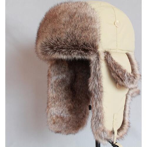 Mens Plus Size Earmuffs Winter Hat Winter Northeast Cotton Hat Ski Hat Korean fashion new arrival solid Bomber Hats
