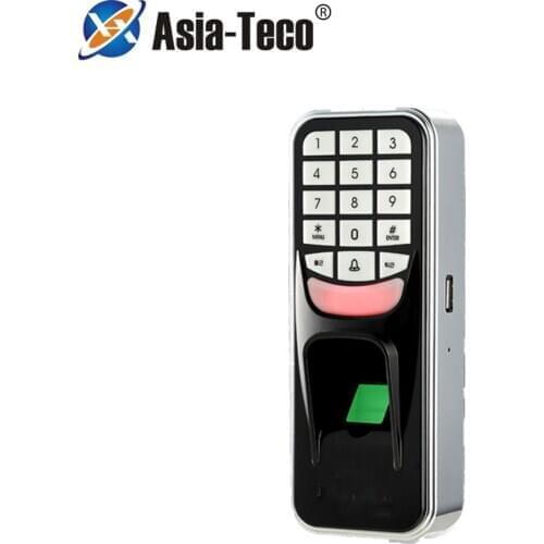 Fingerprint Password Key Lock Access Control Machine Biometric Electronic Door Lock RFID Reader Scanner System