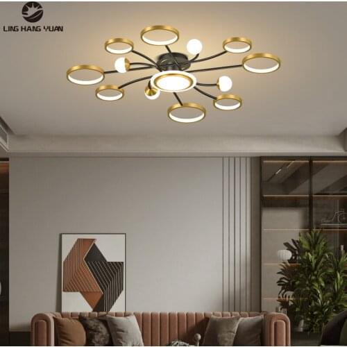 Modern Home Ceiling Light 110V 220V Chandelier Ceiling Lamp Lustre for Living room Bedroom Dining room Kitchen Lighting Fixture