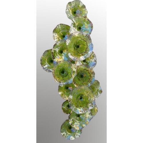 Art Decor 100% Blown Glass Plate Hotel Decorative Blown Glass Wall Art Custom Made Plates