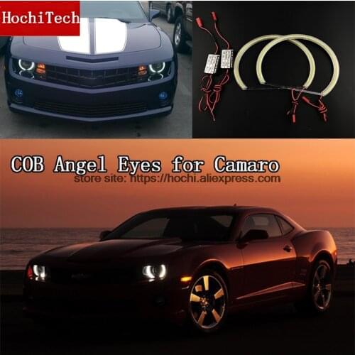 High Quality COB Led Light White Halo Cob Led Angel Eyes Ring Error Free For Chevrolet Camaro 2010 2011 2012 2013