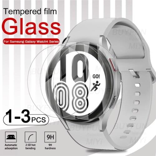 1-3pcs protective glass for samsung watch 4 40mm 44mm sumsung galaxy watch4 42mm 46mm hd explosion-proof screen protectors film