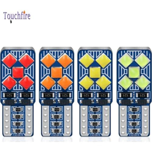 100pcs canbus T10 W5W 194 168 10Led Bulbs 3030smd Lens Reading Clearance License Plate Light For Car Interior Accessories12V