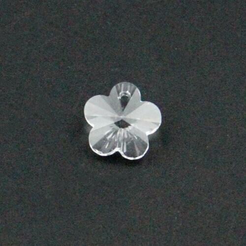 14mm 1000pcs Crystal Plum Flower Glass Crystal Beads Wirh One Hole For Ornaments Accessories Fashion