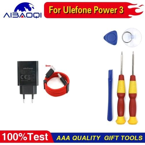 AC Adaptor Fast Charger 3.0 EU Plug Adapter+USB Cable DC 5V 7V 9V 2A For Ulefone Power 3/Power3S/Armor7/Armor7E/Armor8/Power 6