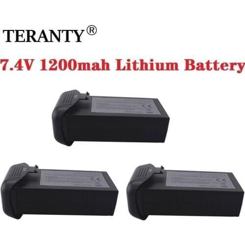 1-5Pcs For HS120D RC Drone Battery Original 7.4V 1200mAh Lipo battery Quadcopter Spare Parts For HS120D Drone Battery
