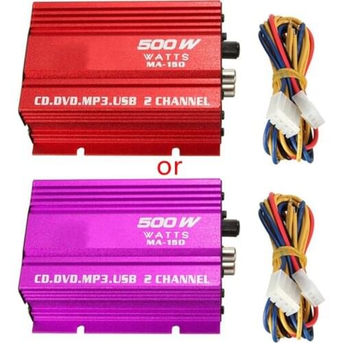 Car 12Vmini Power Amplifier Motorcycle Car Home Power Amplifier