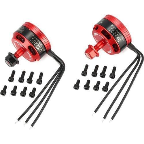 2Pcs DX2205 2205 2600KV 2-4S CW/CCW Brushless Motor for QAV250 Wizard X220 280 RC FPV Drone Airplane Helicopter Multicopter