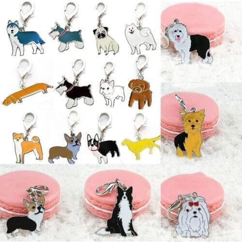 Hot 25mm Dog Tag Disc Disk Pet ID Enamel Accessories Collar Necklace Pendant Qualified Pet Dog Collar ID Tags 15 Colors Dropship