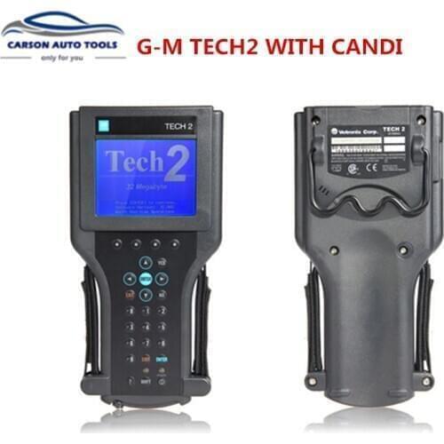 For G M Tech 2 Scanner Diagnostic Tool forGM Tech2 with 32MB Software Card ForSAAB/OPEL/SU ZUKI/Holden/ISU ZU 12V Car Carton Box
