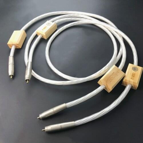 Hifi Nordost Odin 2 Silver Supreme Reference Fever Grade Interconnects Audio RCA Cable for Amplifier CD Player