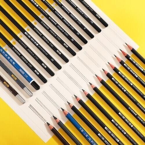 JIANWU Maries Pencil Sketch Soft Charcoal Sketch Pen Set for Painting Beginners Fine Art Drawing School Stationery Supplies