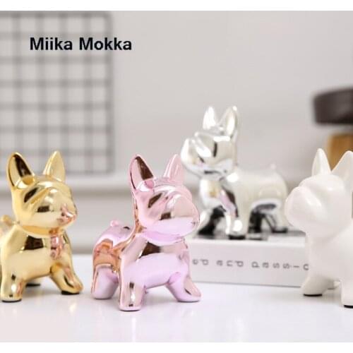 French Bulldog Coin Bank Box Piggy Bank Figurine Home Decorations Coin Storage Box Holder Toy Child Gift Money Box Dog for Kids