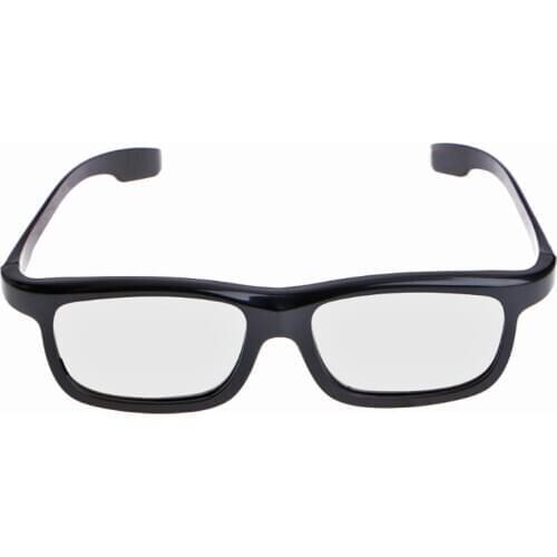 Circular Polarized Passive 3D Stereo Glasses Black RD3 For TV Real D 3D Cinemas