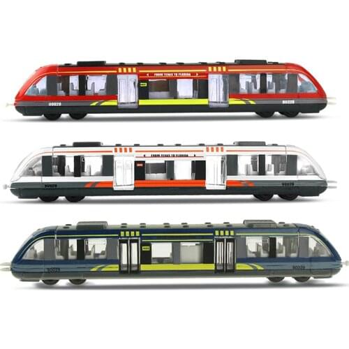 1PCS Mini Diecast Simulated High Speed Rail Train Toy Metal Car Alloy Vehicles Model Educational Toys for Kids Collection Gift