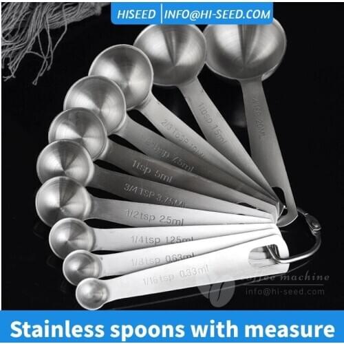 Baked stainless steel measuring spoon four-piece measuring cup commercial kitchen tools about 384 grams milk tea shop supplies