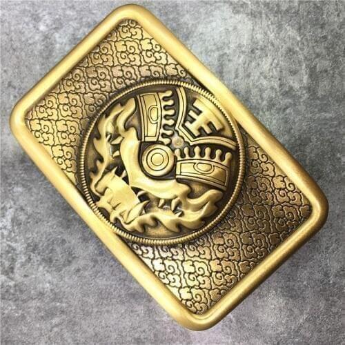 Beastmaster Solid Brass Belt Buckle Personality Man Belt Buckle DIY Accessories For Men Leather Belt BK0583