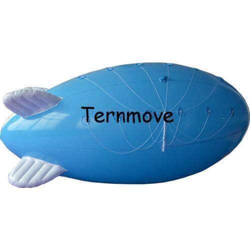 Custom inflatable PVC blimp advertising airplane,zeppelin helium zepplin balloon without logo