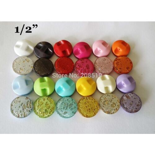 NBNVVG Mix Colors 150pcs/lot shirt buttons 1/2" Round resin sewing buttons
