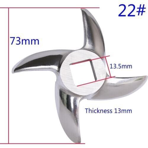 Knife for meat grinder 22# stainless steel blade spare parts for meat grinders Knife