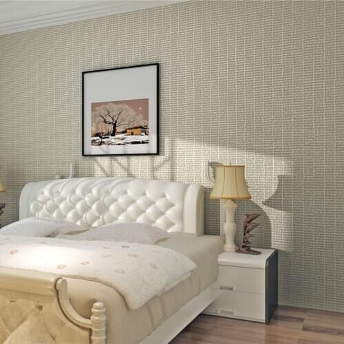 Beibehang wallpaper modern minimalist bedroom living room full of shops plain environmental non-woven wallpaper TV background