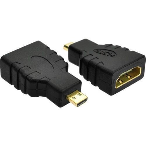 HDMI Female to Micro HDMI Type D Male Adapter F/M Converter Connector HD TV Camera for hdmi adapter
