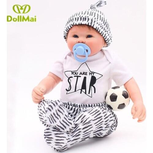 50cm Full silicone babies dolls 20inch lifelike reborn adorable kids birthday Xmas gift play house bedtime toys for sale
