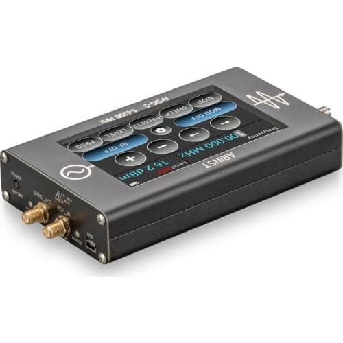 ARINST ArSiG-S Portable Generator Of Sinusoidal Signal, 1 MHz - 6200 MHz, Touch Screen