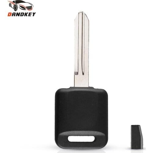 Dandkey Transponder Auto Car Key For Nissan Teana Almera Sunny Versa Primera X-trail Key Shell Fob Case ID46 Chip Uncut Blade