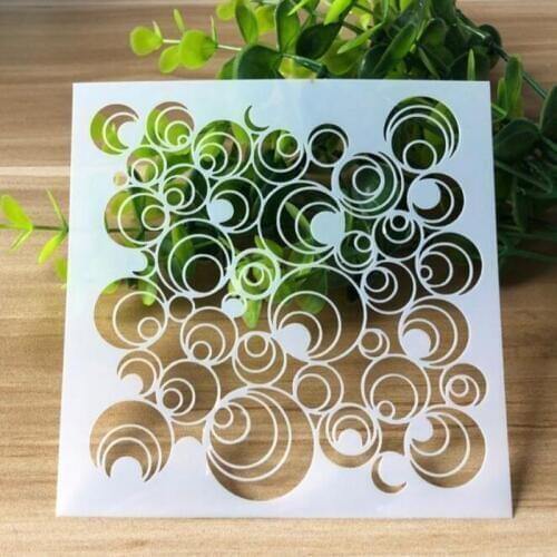 Stencil DIY Student Painting Template Openwork For Wall Scrapbooking Bullet Journ Accessories Embossing Office School Supplies