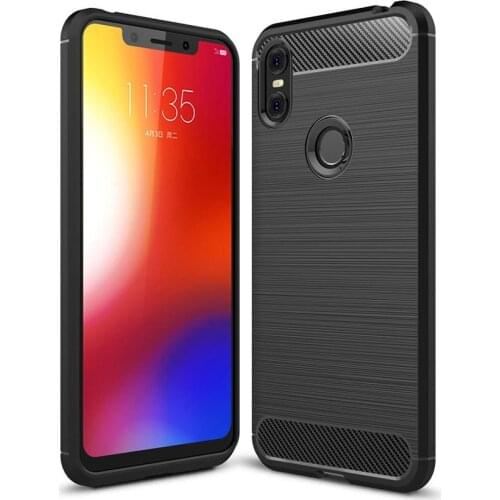 Brushed Texture Shockproof TPU Case for Motorola One Fundas Sell Mobile Cell Phone Cover for Moto P30 Play XT1941-2