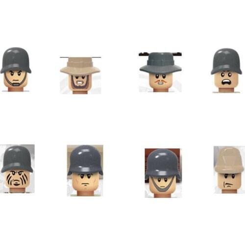 Military Building Blocks Sea, land and air Minifigure Square Set Rifle Floor Small Particle Accessories for Childr