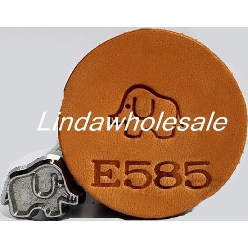 Japanese printing tool E585 Elephant design leather tools stamp,leather carving tools
