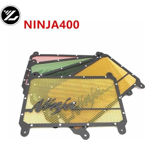 Motorcycle Radiator Grille Guard Cover Protector Radiator Guard Street Bike Racing Grill For Kawasaki NINJA400 Z400 2018 2019